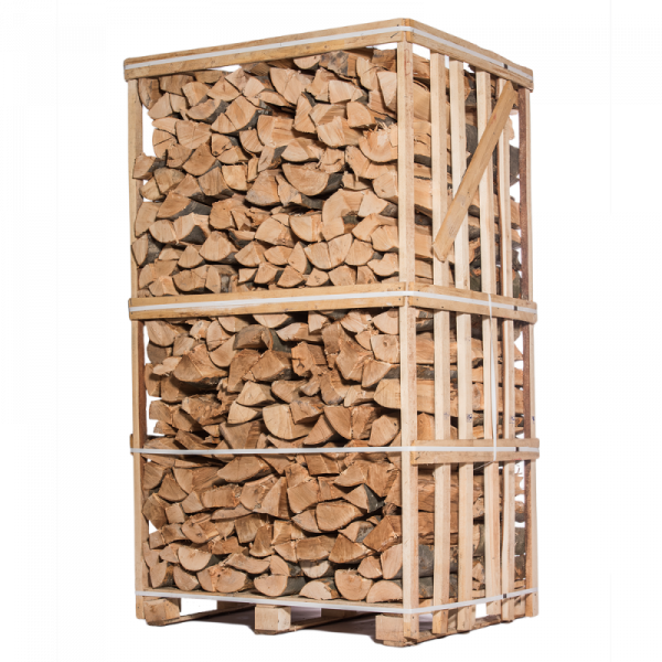 Baratsbois Bois de chauffage – 45 cm – mélange de bois durs – palette 2 m³ – 2,6 stères