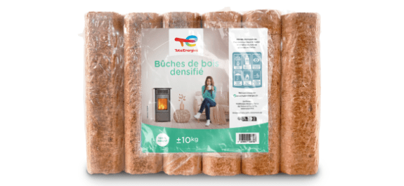 Totalenergies  - Bûches de bois densifié - 1120 kg